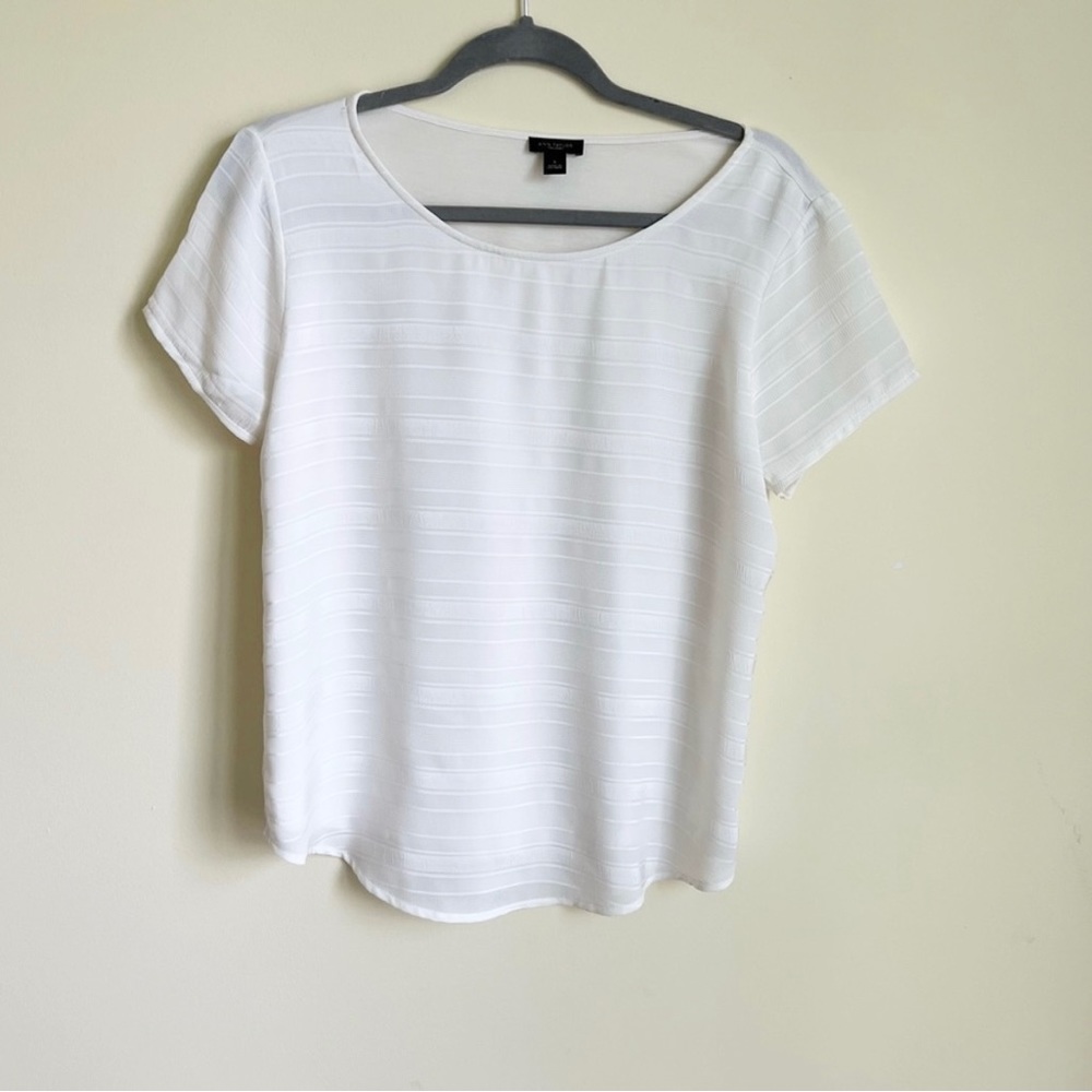 Ann Taylor Factory Textured Short Sleeve Top